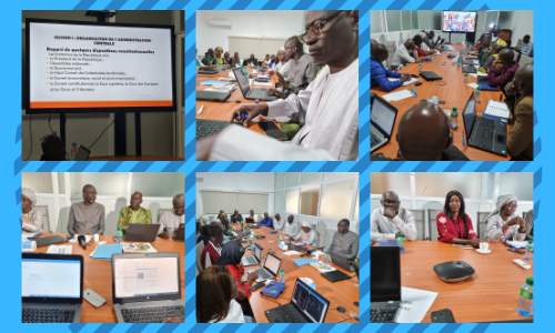 Session de formation sur le thème « organisation administrative et territoriale » du personnel du PUDC