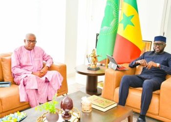 Le Coordonnateur National reçu par le Président de l'Assemblée Nationale